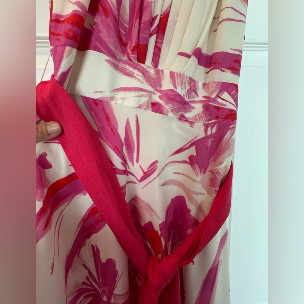 Eliza J Floral Pink and White Maxi Dress - Picture 7 of 13